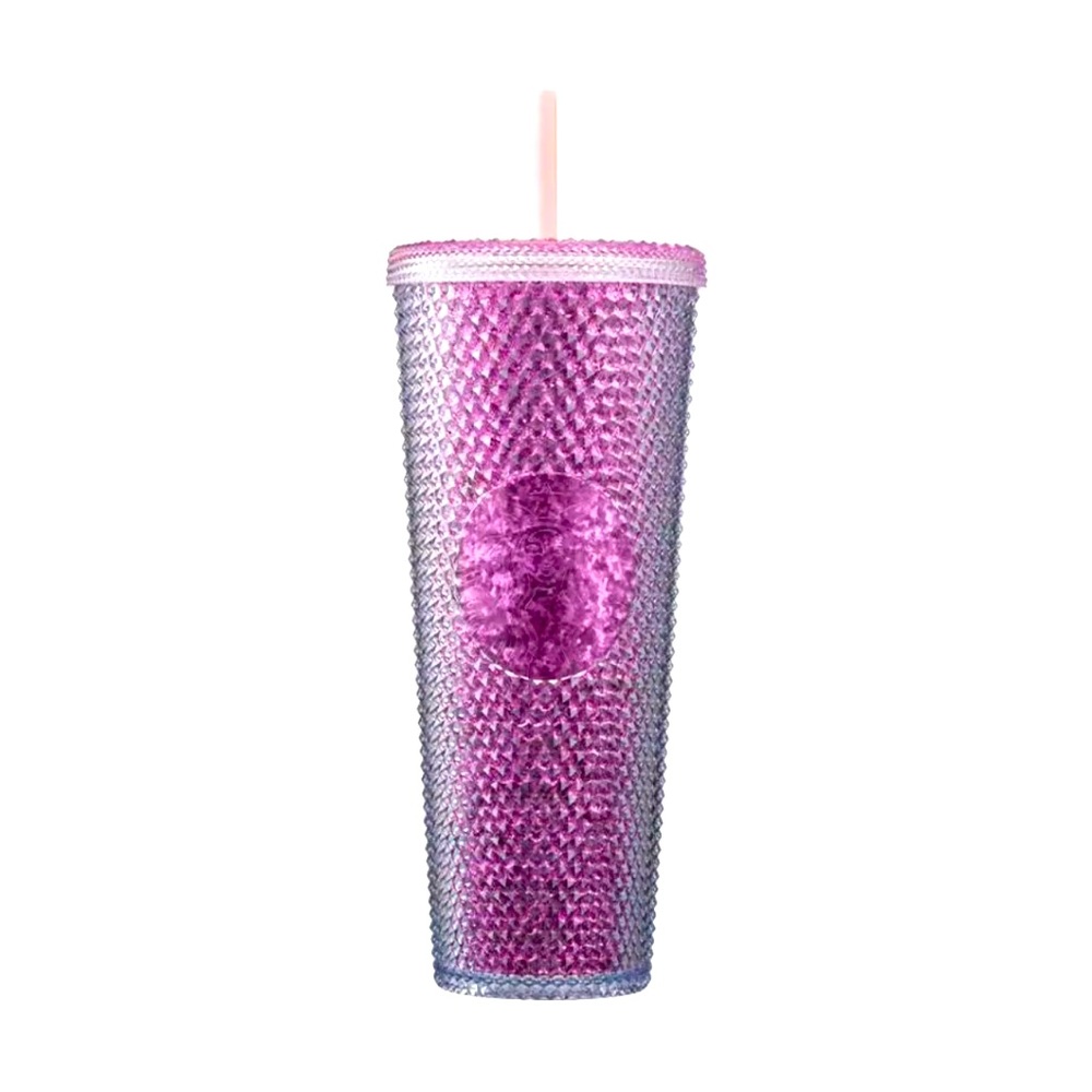 Starbucks Glittery Pink Studded Tumbler korea